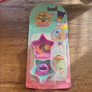 Polly Pocket Keepsake Collection Star Playset - Pink & Teal